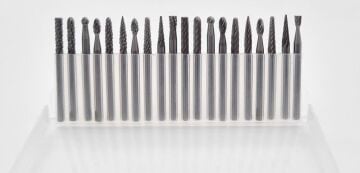 NEXON 20 Parça Elmas - Karbür Kalıpçı Freze Ucu Ahşap - Metal (3 mm Saplı)