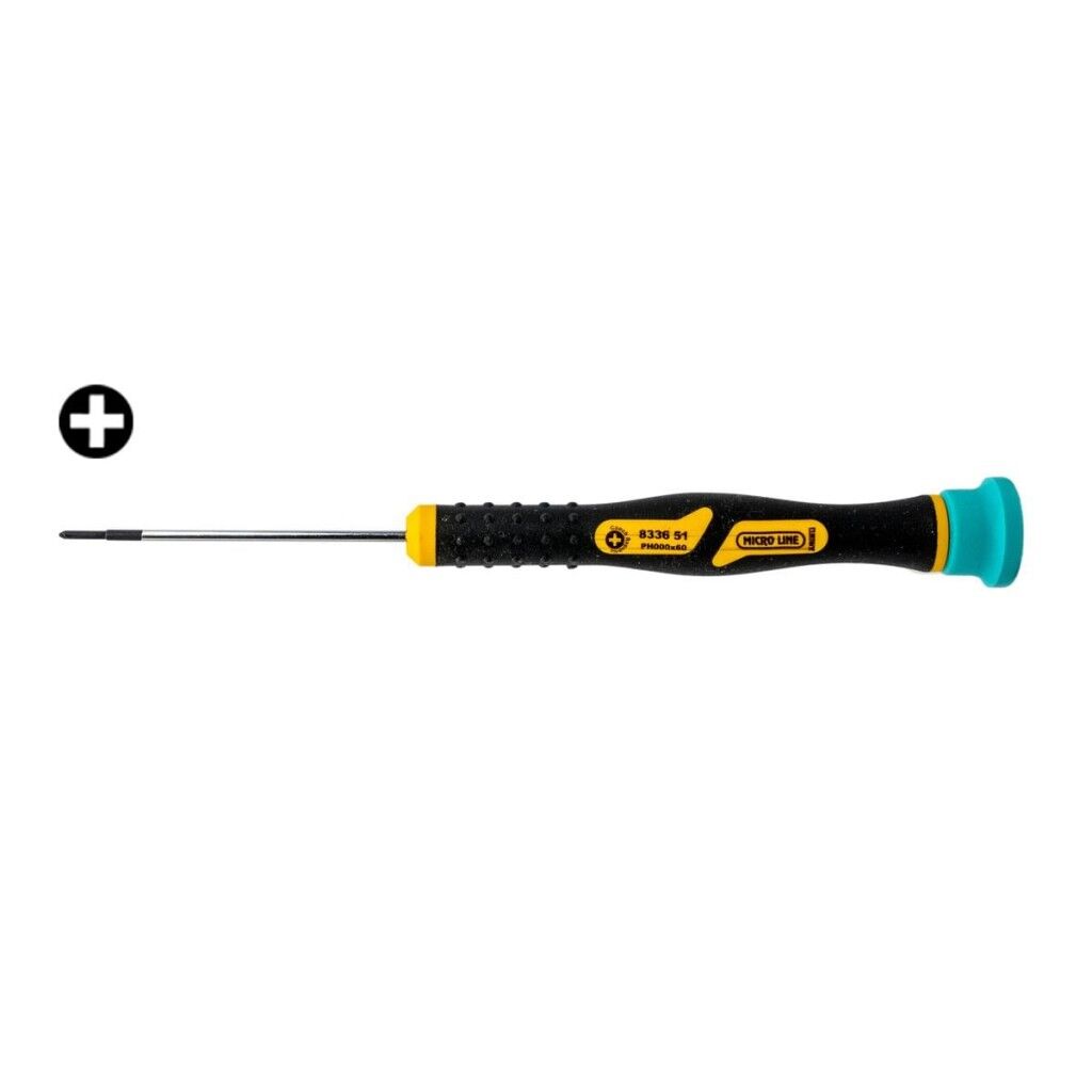 Narex 833651 Elektronikçi Tip Klemens Yıldız Uçlu Tornavida Ph000x60 mm