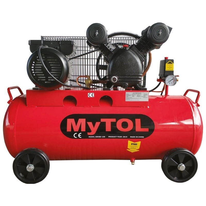 MYTOL 180 Litre V Kafa Hava Kompresörü 3 Hp