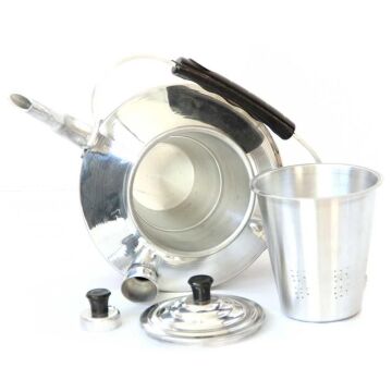 MADFOX Çift Taraflı Alüminyum Çaydanlık N°22 Süzgeçli Demlik