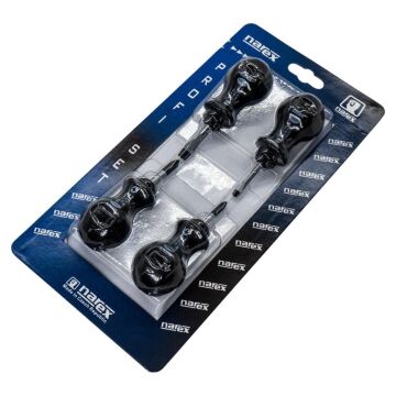 Narex 861000 Mini Line Profi Düz/Yıldız Uçlu Topaç Tornavida Takımı 4 Parça