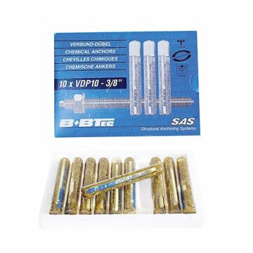 B+B Tec Vdp Normal Tip Kimyasal Dübel 24x210 6 Adet