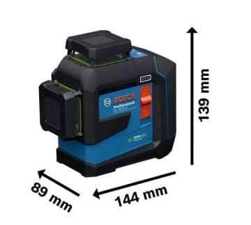 BOSCH GLL 80-33 G Akülü Yeşil Lazer Terazi 3x360 Derece Mıknatıs Sehpalı