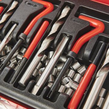 5444 Helicoil Seti Vida Diş Tamir Takımı 131 Parça (Metal Kutu)