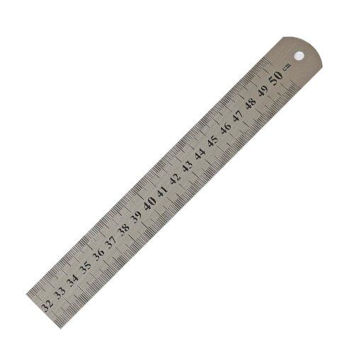 LEO Çift Taraflı Çelik Cetvel 500x30 mm
