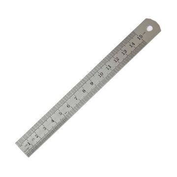 LEO Çift Taraflı Çelik Cetvel 150x22 mm