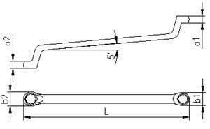İZELTAŞ Yıldız İki Ağız Anahtar 14x17 mm