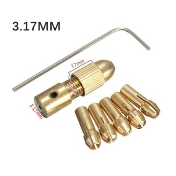 5339 Motor Mili Uyumlu Pensli Mini Mandren Set 7 Parça