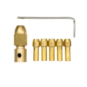 5339 Motor Mili Uyumlu Pensli Mini Mandren Set 7 Parça