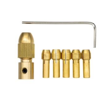 5339 Motor Mili Uyumlu Pensli Mini Mandren Set 7 Parça