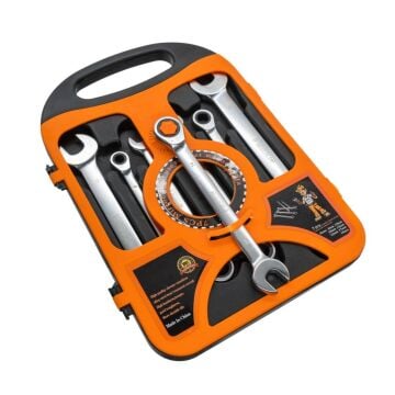 5393 Cırcır Kombine Anahtar Takımı (Düz) 7 Parça