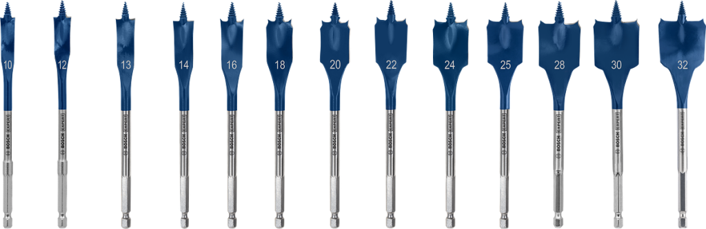 BOSCH EXPERT SelfCut Yaprak Tip Ahşap Matkap Ucu Altıgen Saplı (Ölçü Seçiniz)