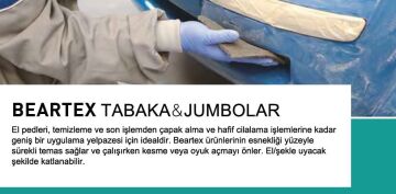 NORTON BEARTEX 230x280 mm Tabaka Scotch Brite Keçe Elyaf Zımpara