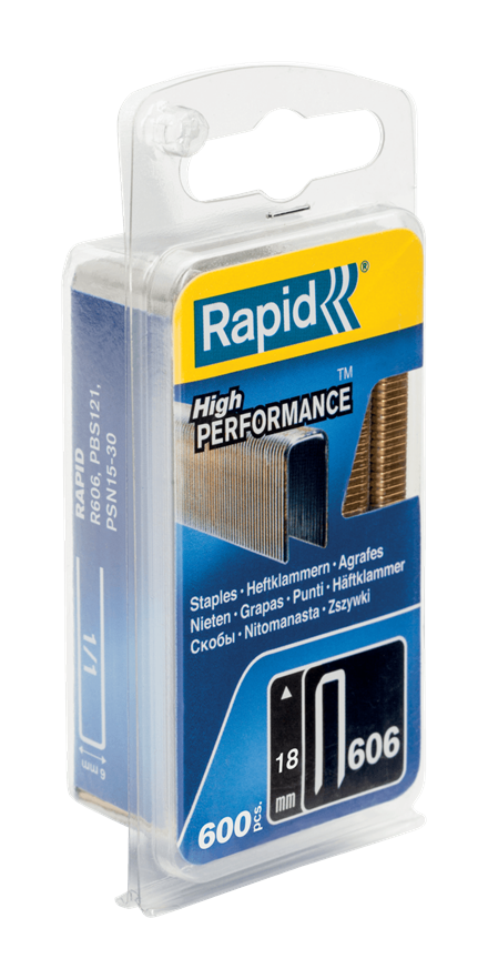 Rapid Zımba Teli 606 Serisi 18 mm Galvaniz Reçine Kaplı (1 Pkt/3600 Adet