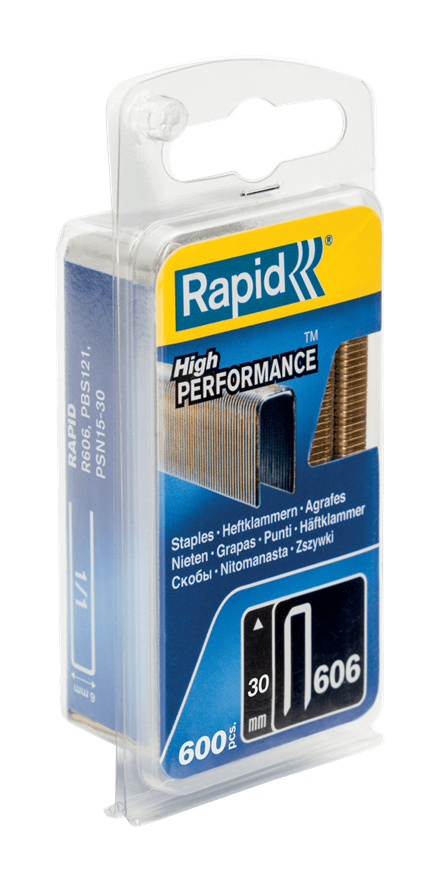 Rapid Zımba Teli 606 Serisi 30 mm Galvaniz Reçine Kaplı (1 Pkt/3600 Adet)