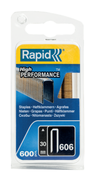 Rapid Zımba Teli 606 Serisi 30 mm Galvaniz Reçine Kaplı (1 Pkt/3600 Adet)