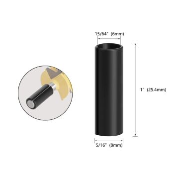 5431 Freze Makinası Pens, Uç Tutucu Çevirici Adaptör 6 - 8 mm