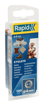 Rapid Kuşgözü 4 mm Alüminyum (1 Pkt/100 Adet)