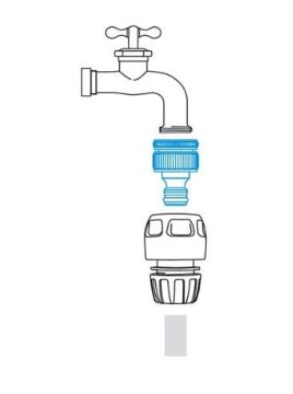 FISKARS Musluk Hortum Bağlantı Aparatı 1 (1027059)