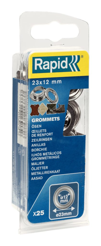 Rapid 2 Prç 12mm Kuşgözü Delik Halka 25Ad