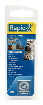 Rapid 2 Prç 12mm Kuşgözü Delik Halka 25Ad
