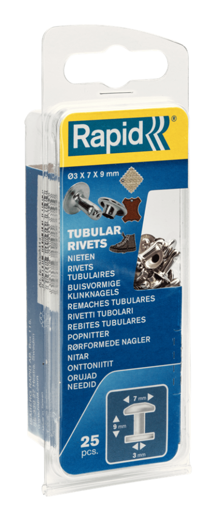 Rapid Perçin Boru Şekilli 7x3x9 mm Çap 7x3 Alüminyum (1 Pkt/25 Adet)