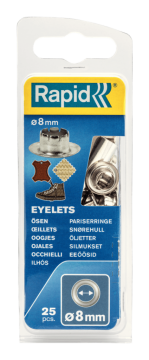 Rapid Kuşgözü 8 mm Alüminyum (1 Pkt/25 Adet)