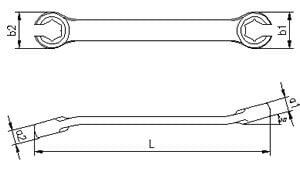 İZELTAŞ Rekor Anahtar 8x10 mm