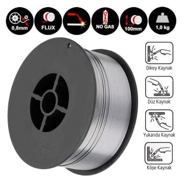 Eps Genera K108 Gazsız Gazaltı MIG Kaynak Teli 0.8 mm (1 Kg Makara)