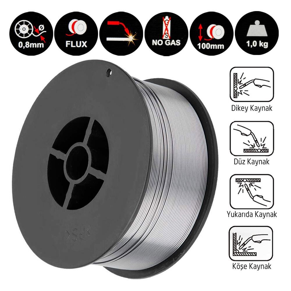 Eps Genera K108 Gazsız Gazaltı MIG Kaynak Teli 0.8 mm (1 Kg Makara)