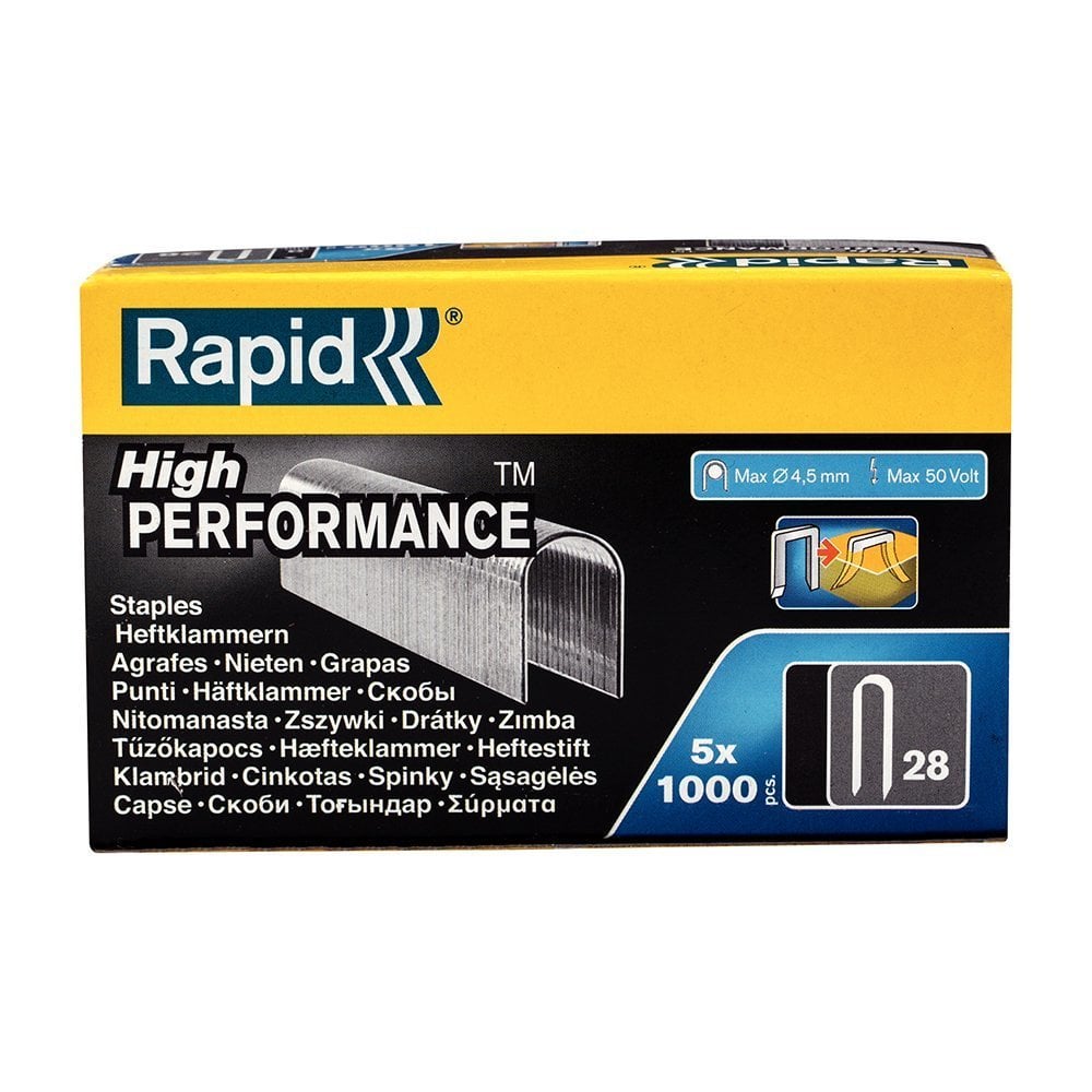 Rapid 28/9mm 5x1M U Tip Zımba Teli
