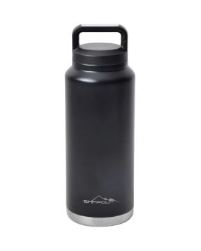 NURGAZ Campout Çift Katmanlı Termos Siyah 1000 ml (NG 163)