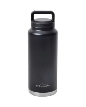 NURGAZ Campout Çift Katmanlı Termos Siyah 1000 ml (NG 163)