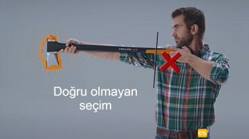 FISKARS X17 Yarma Baltası 600 mm