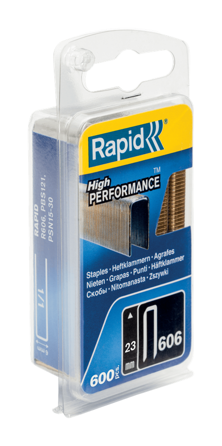 Rapid Zımba Teli 606 Serisi 23 mm Galvaniz Reçine Kaplı (1 Pkt/600 Adet)