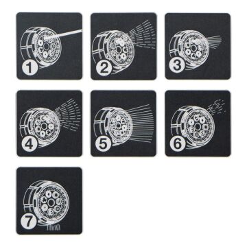 Daye DY2064 Ayarlı Metal Sprey Sulama Tabancası 7 Fonksiyonlu
