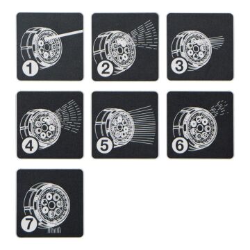 Daye DY2064 Ayarlı Metal Sprey Sulama Tabancası 7 Fonksiyonlu