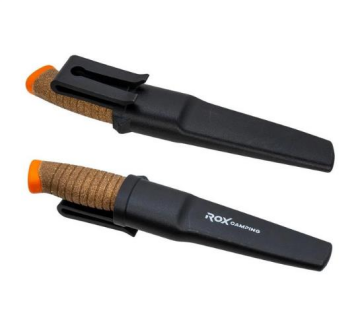 Rox Camping 0321 Bushcraft Plus Paslanmaz Çelik Kamp Bıçağı (Turuncu)