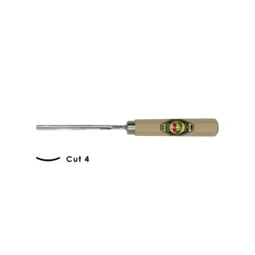 Kirschen Düz Oluklu Ağız Oyma Iskarpelası Cut4 - 6mm