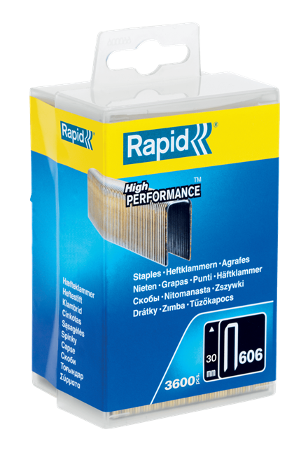 Rapid Zımba Teli 606 Serisi 30 mm Galvaniz Reçine Kaplı (1 Pkt/600 Adet)