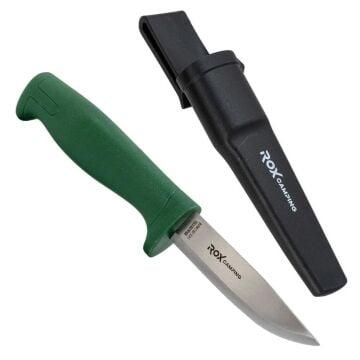Rox Camping Bushcraft Eco Paslanmaz Çelik Kamp Bıçağı (Yeşil)