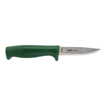Rox Camping Bushcraft Eco Paslanmaz Çelik Kamp Bıçağı (Yeşil)