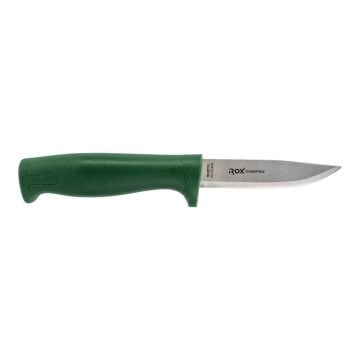 Rox Camping Bushcraft Eco Paslanmaz Çelik Kamp Bıçağı (Yeşil)