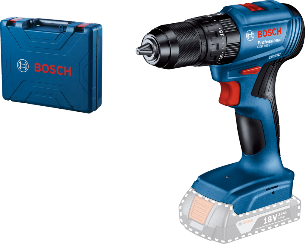 BOSCH GSB 185-LI Şarjlı Matkap 18 Volt (Akü ve Şarj Aleti Hariç)