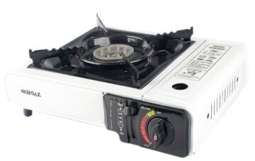 NURGAZ NG 501 Tekli Portatif Kamp Ocağı (Beyaz)