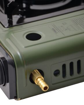 NURGAZ NG 501 Tekli Portatif Kamp Ocağı (Beyaz)