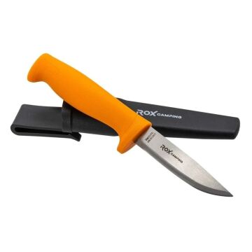 Rox Camping Bushcraft Eco Paslanmaz Çelik Kamp Bıçağı (Turuncu)