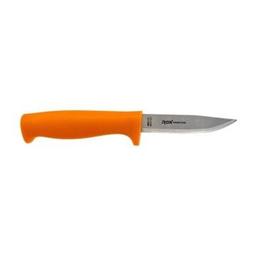 Rox Camping Bushcraft Eco Paslanmaz Çelik Kamp Bıçağı (Turuncu)
