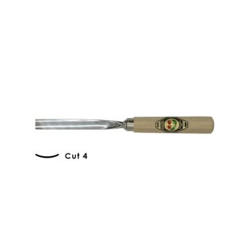 Kirschen Düz Oluklu Ağız Oyma Iskarpelası Cut4 - 12mm