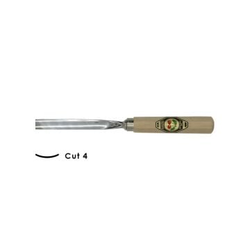 Kirschen Düz Oluklu Ağız Oyma Iskarpelası Cut4 - 12mm